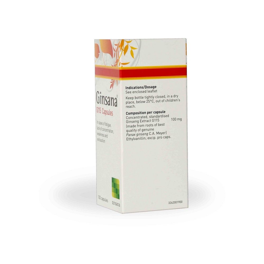 Ginsana Capsules 100's