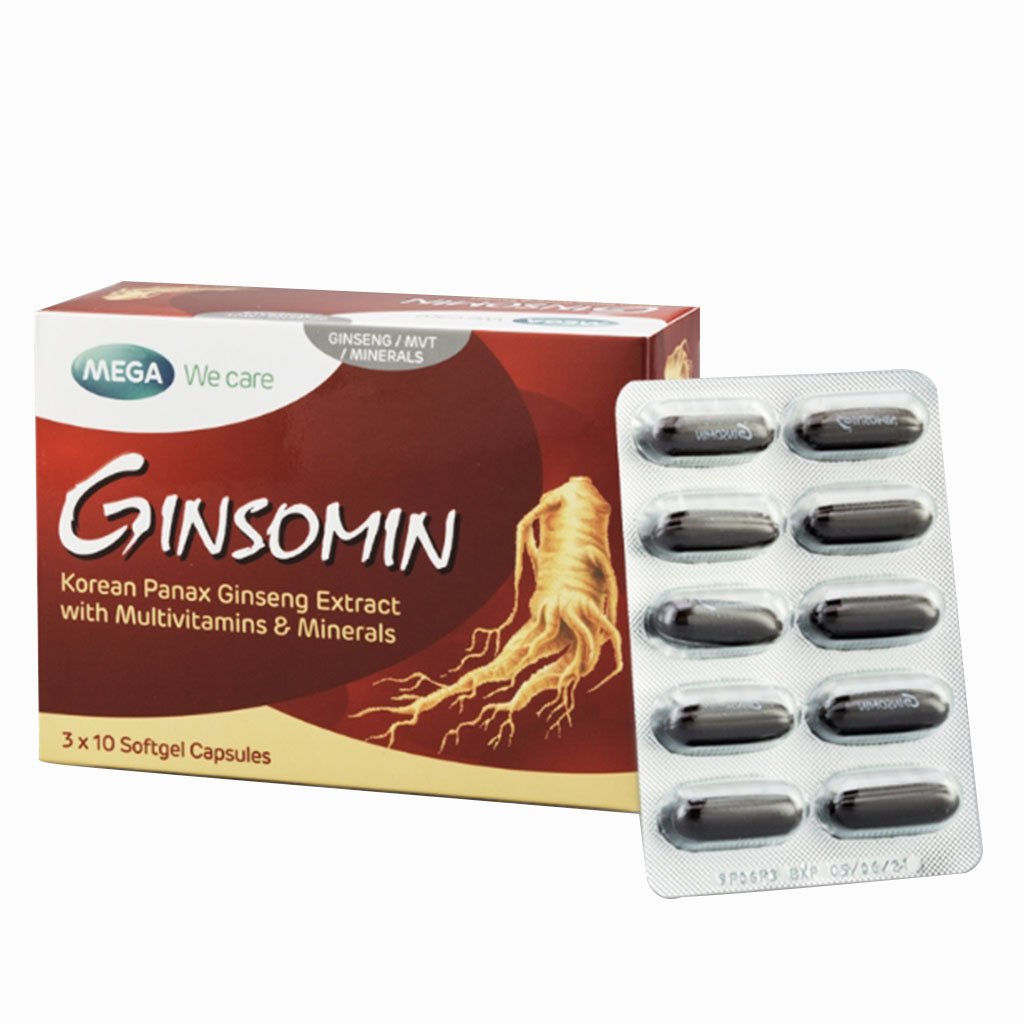 Mega We Care Ginsomin Capsules 30's