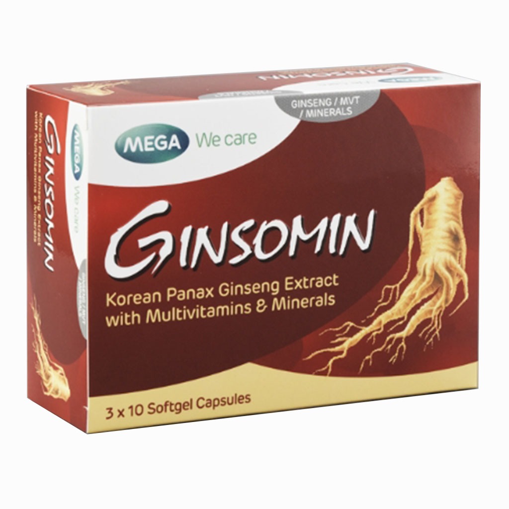 Mega We Care Ginsomin Capsules 30's
