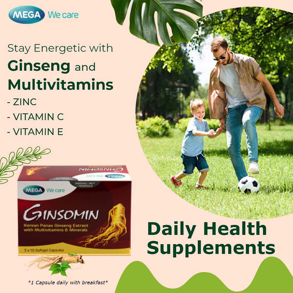 Mega We Care Ginsomin Capsules 30's
