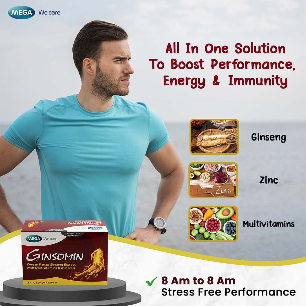 Mega We Care Ginsomin Capsules 30's