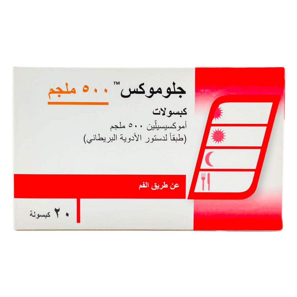 Glomox 500mg Capsules, Pack of 20’s