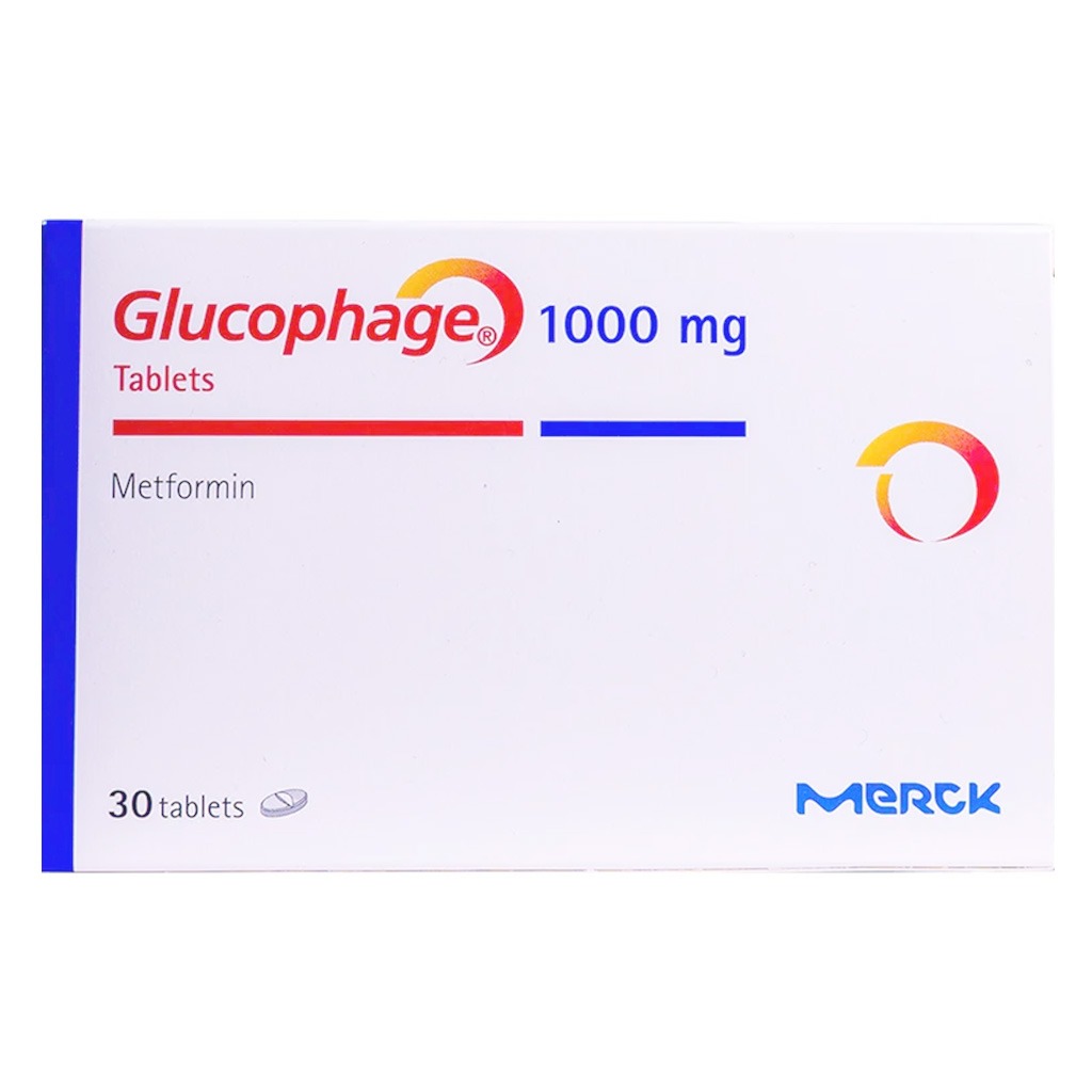 Glucophage 1000mg Tablets, Pack of 30's