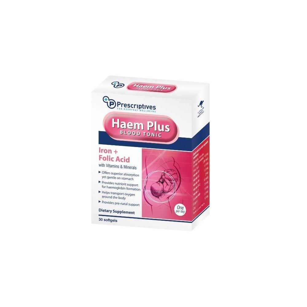 Prescriptives Haem Plus Softgels 30's