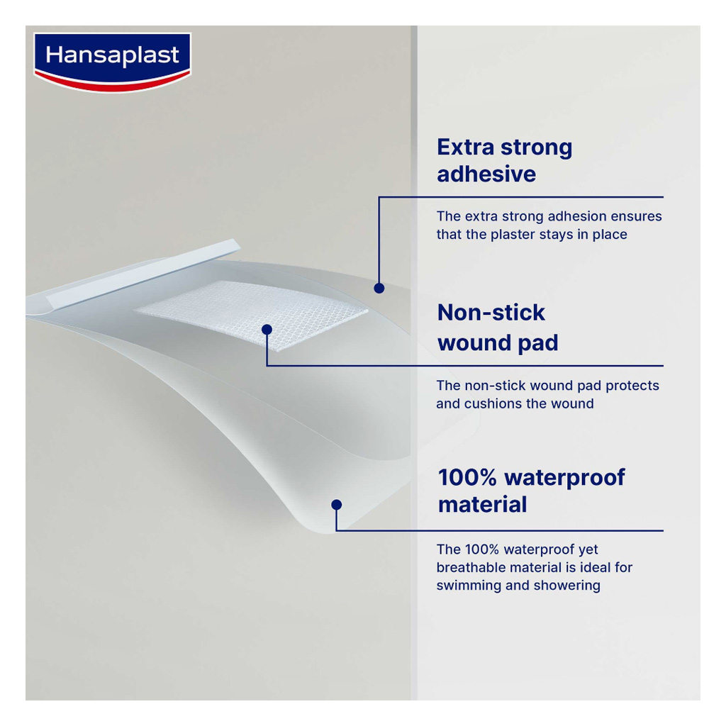 Hansaplast Aqua Protect Waterproof Assorted Plasters, Pack of 20’s