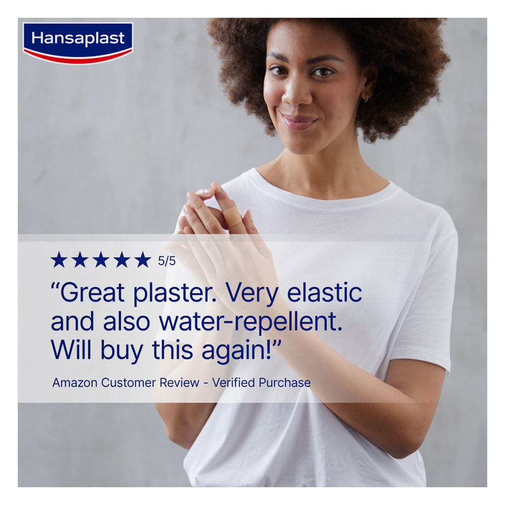 Hansaplast Extra Flexible Elastic Water Repellent Assorted Plasters, Pack of 20’s