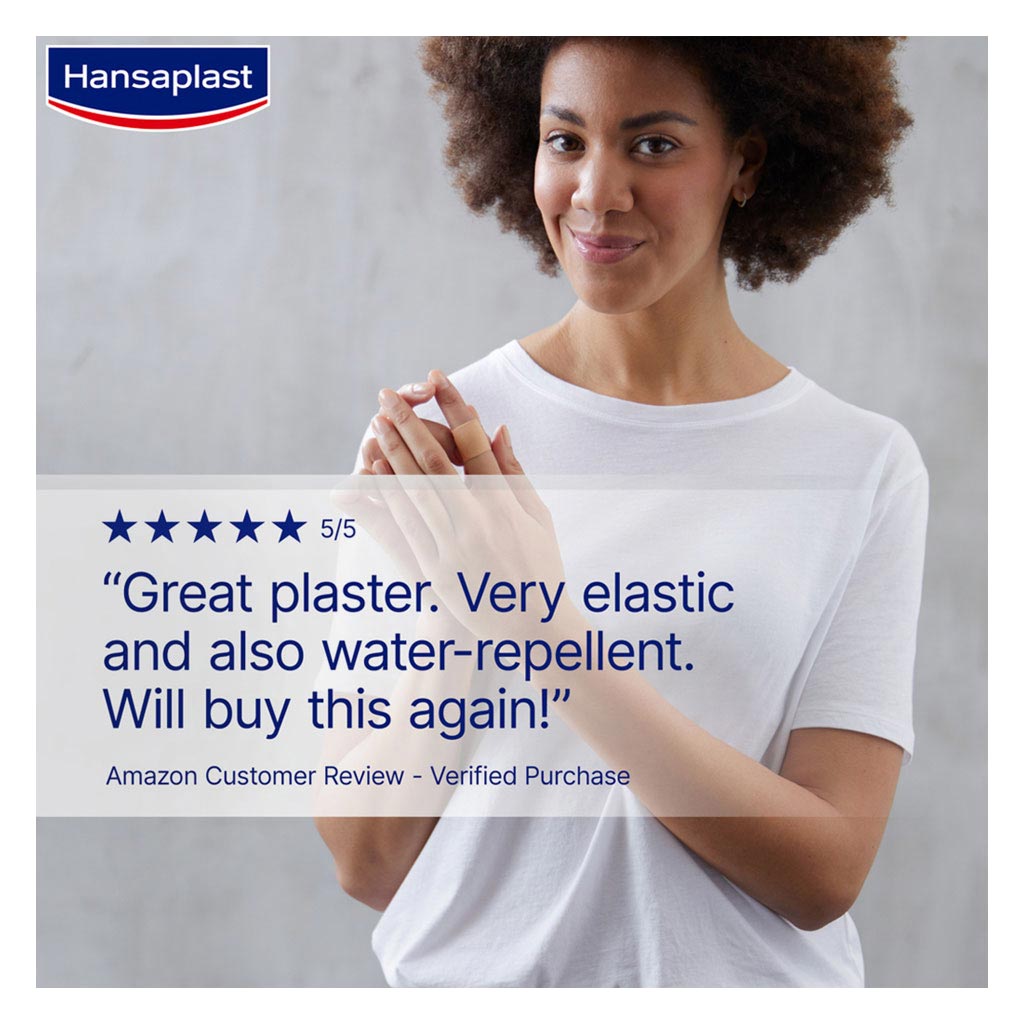 Hansaplast Extra Flexible Elastic Strips, Pack of 100’s
