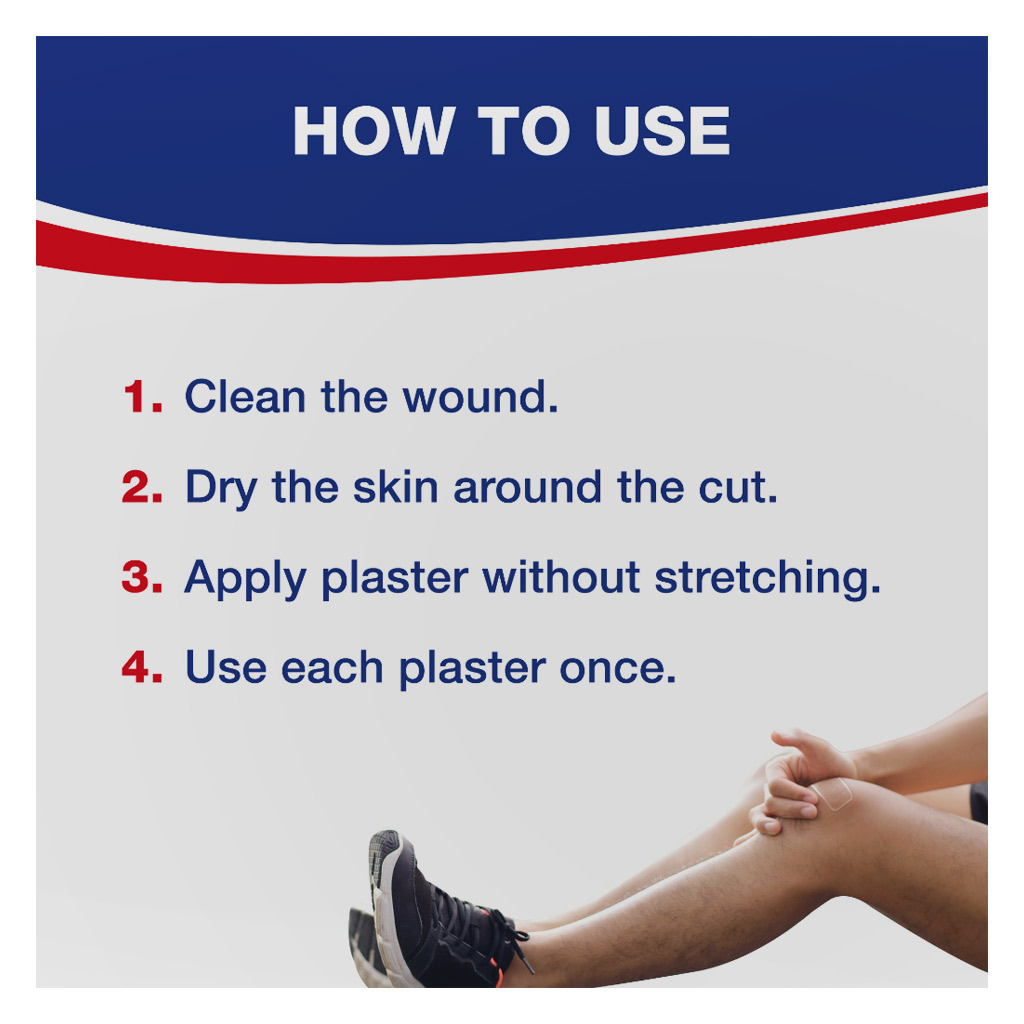 Hansaplast Transparent & Breathable Plasters, Pack of 20’s