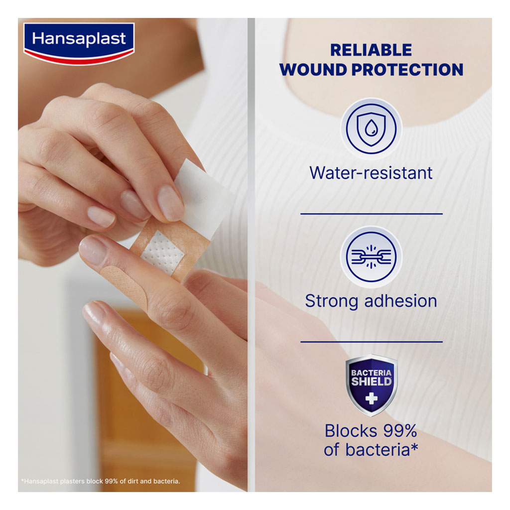 Hansaplast Universal Water Resistant Assorted Wound Plasters, Pack of 20’s