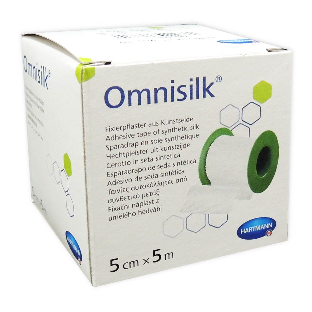 Hartmann Omnisilk Adhesive Synthetic Silk Tape 5 cm x 5 m 1's