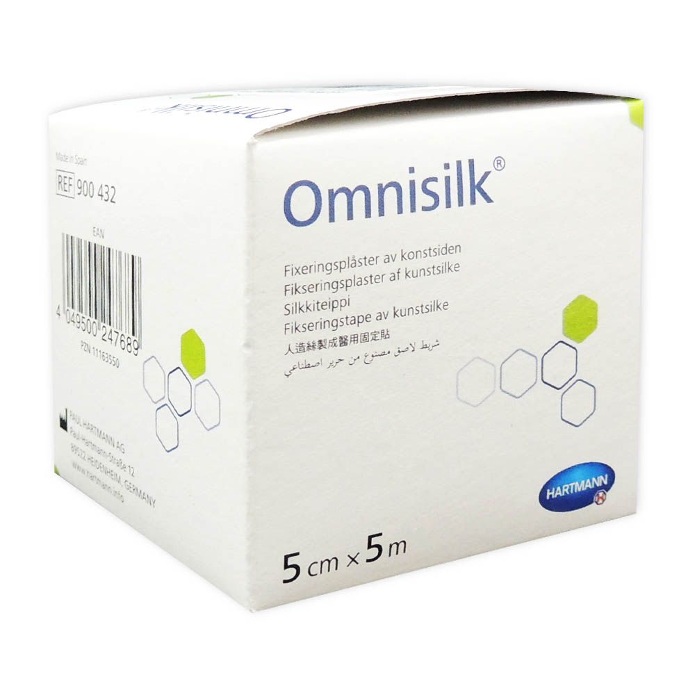 Hartmann Omnisilk Adhesive Synthetic Silk Tape 5 cm x 5 m 1's