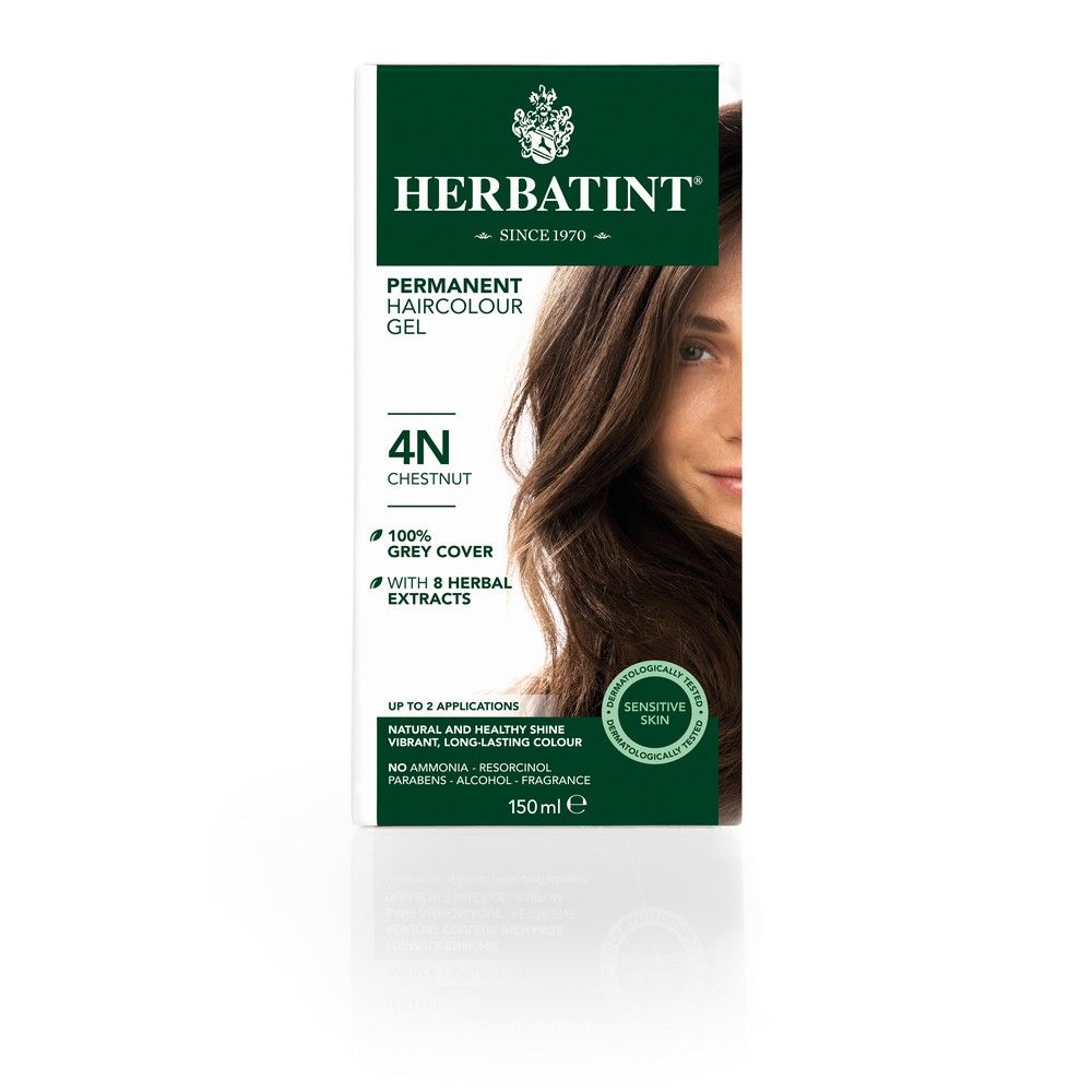 Herbatint 4N Chestnut Hair Colour Gel 150 mL