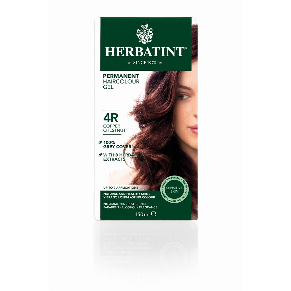 Herbatint 4R Copper Chestnut Hair Colour Gel 150 mL