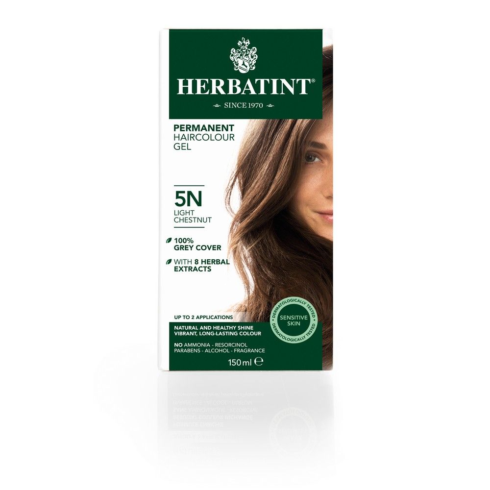 Herbatint 5N Light Chestnut Hair Colour Gel 150 mL