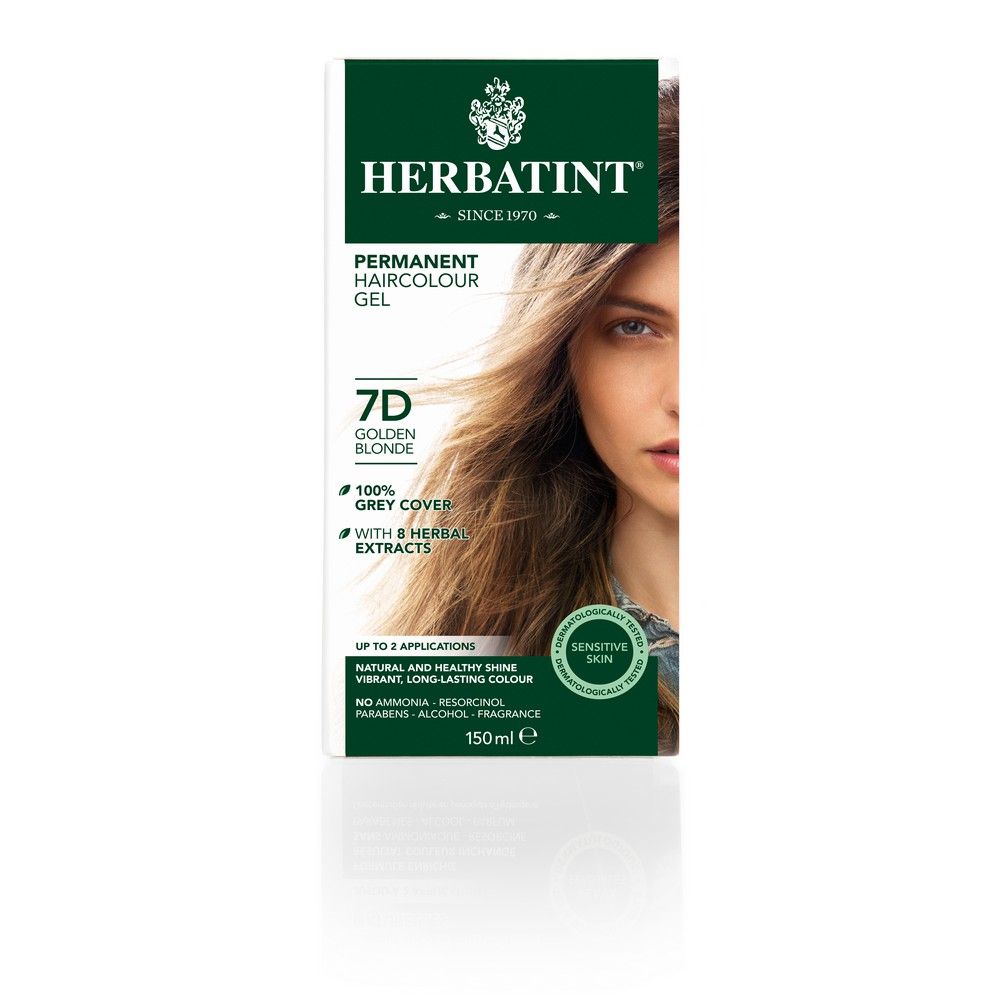 Herbatint 7D Golden Blonde Hair Colour Gel 150 mL