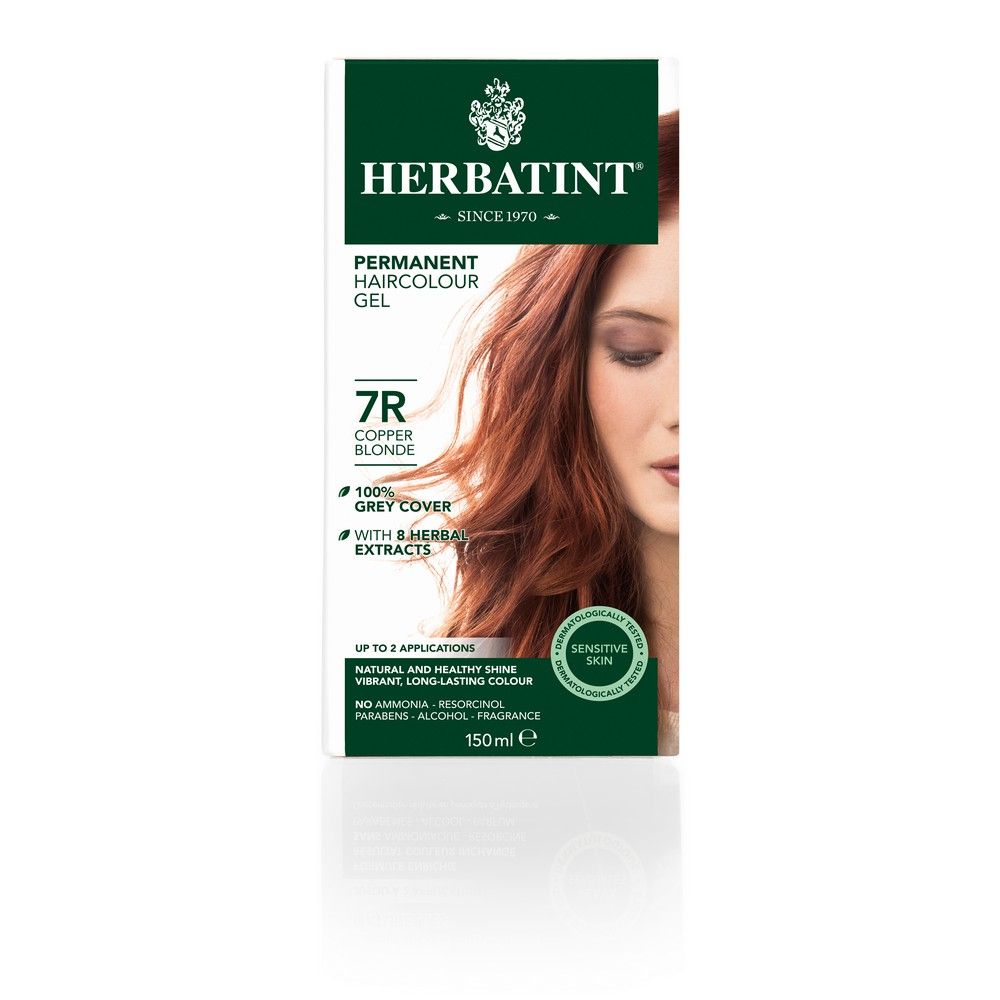 Herbatint 7R Copper Blonde Hair Color Gel 150 mL