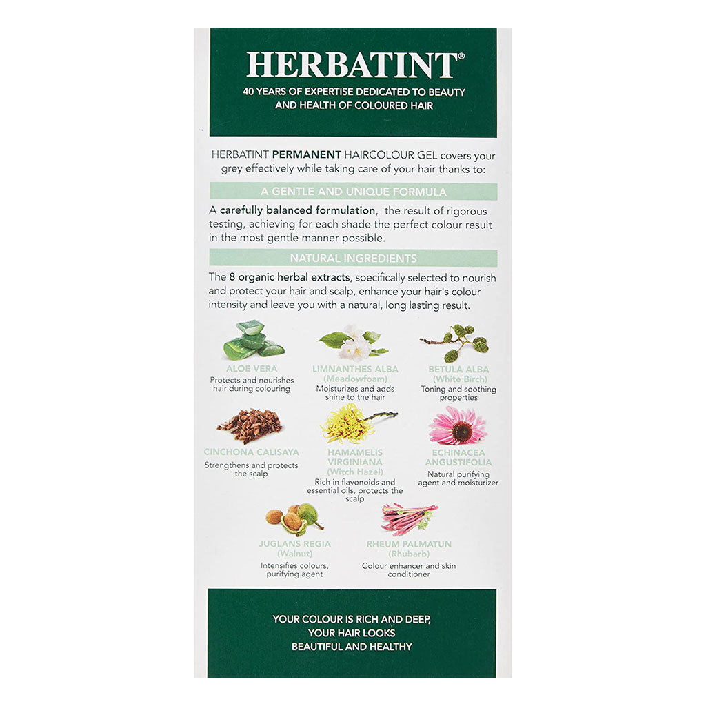 Herbatint 8C Light Ash Blonde Hair Color Gel 150 mL