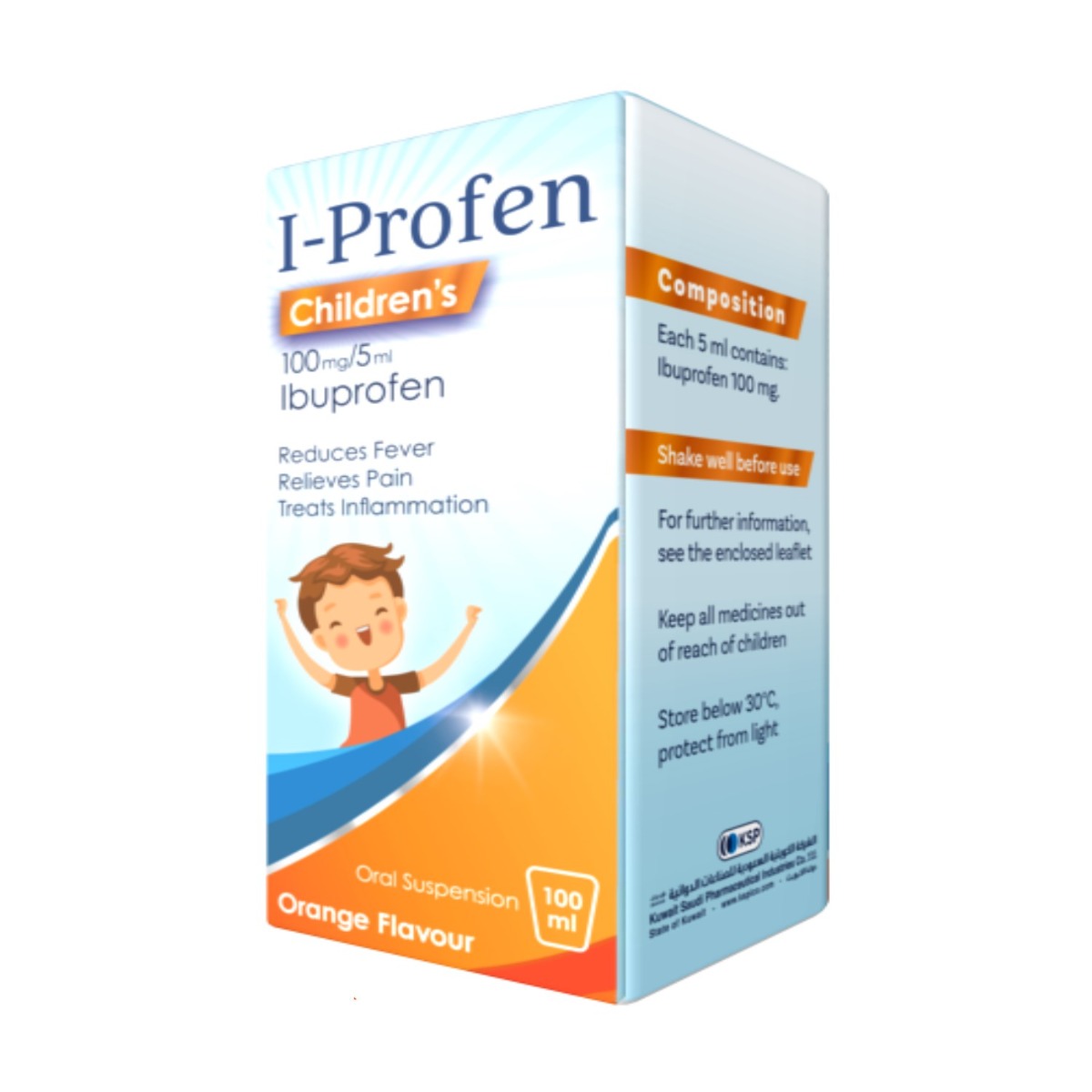 I-Profen 100 mg/5 ml Suspension 100 mL