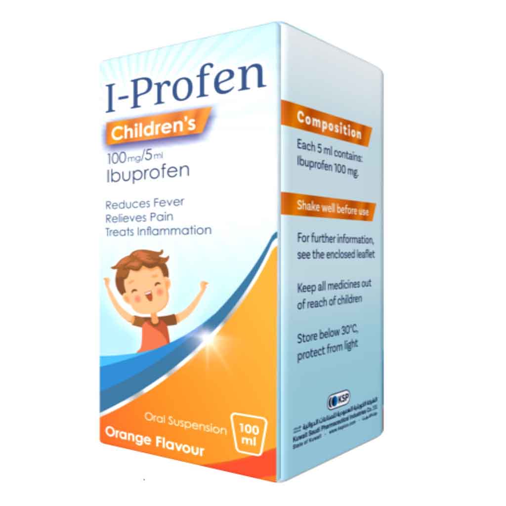 I-Profen 100 mg/5 ml Suspension 100 mL