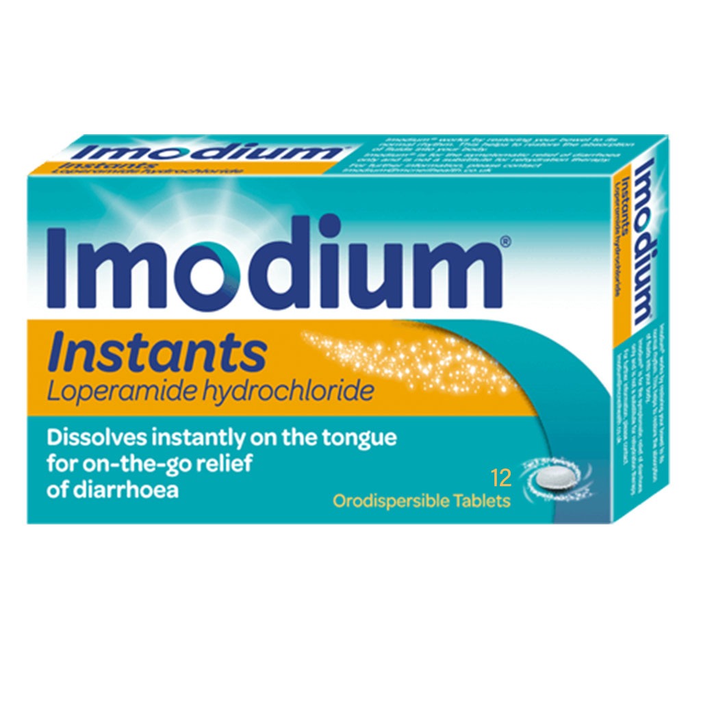 Imodium Instants 2mg Melt in Mouth Tablets For Diarrhea, Pack of 12's