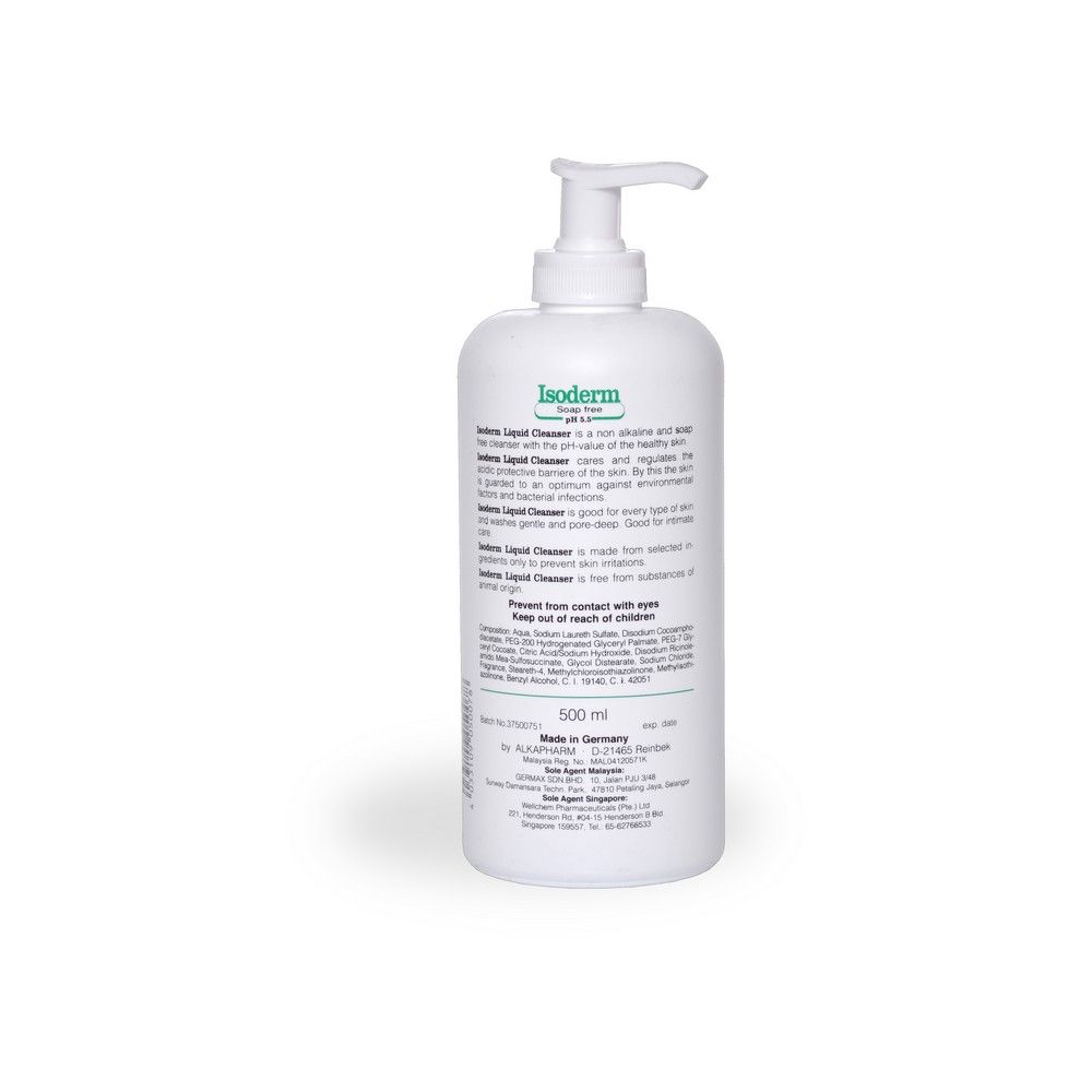 Isoderm Liquid Cleanser 500 mL