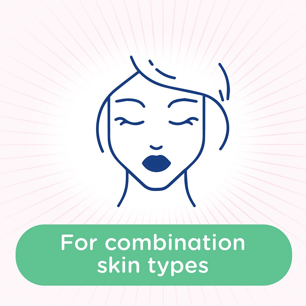 Johnson's Daily Essentials 5-in-1 Clear Skin Cleansing Makeup Remover Wipes For Combination Skin, Pack of 25's