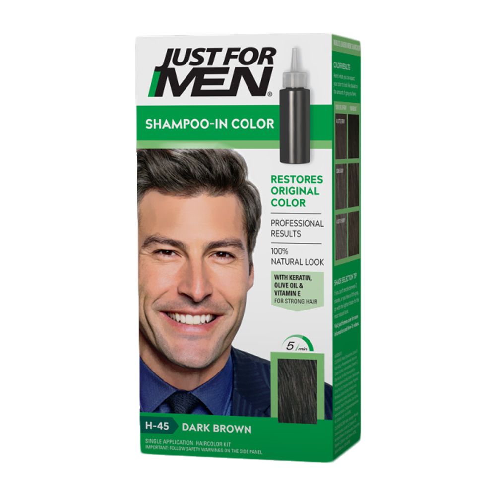 Just For Men Dark Brown Shampoo-In Haircolor