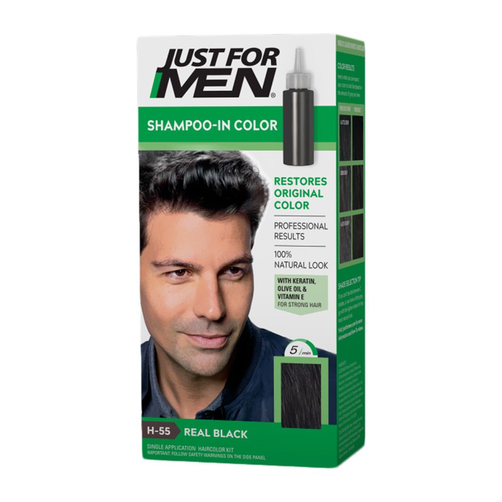 Just For Men Black Shampoo-In Haircolor