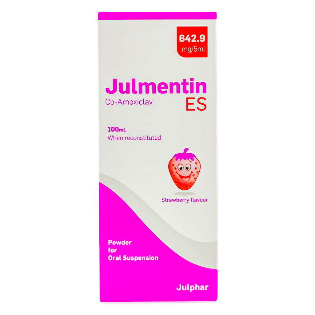 Julmentin ES 642.9mg/5ml Powder For Oral Suspension 100ml