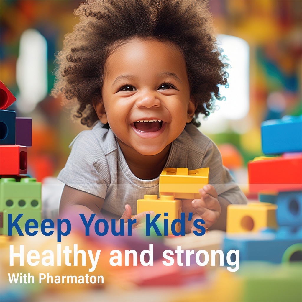 Pharmaton Kiddi Syrup with Multivitamins & minerals, Orange Flavor 200ml