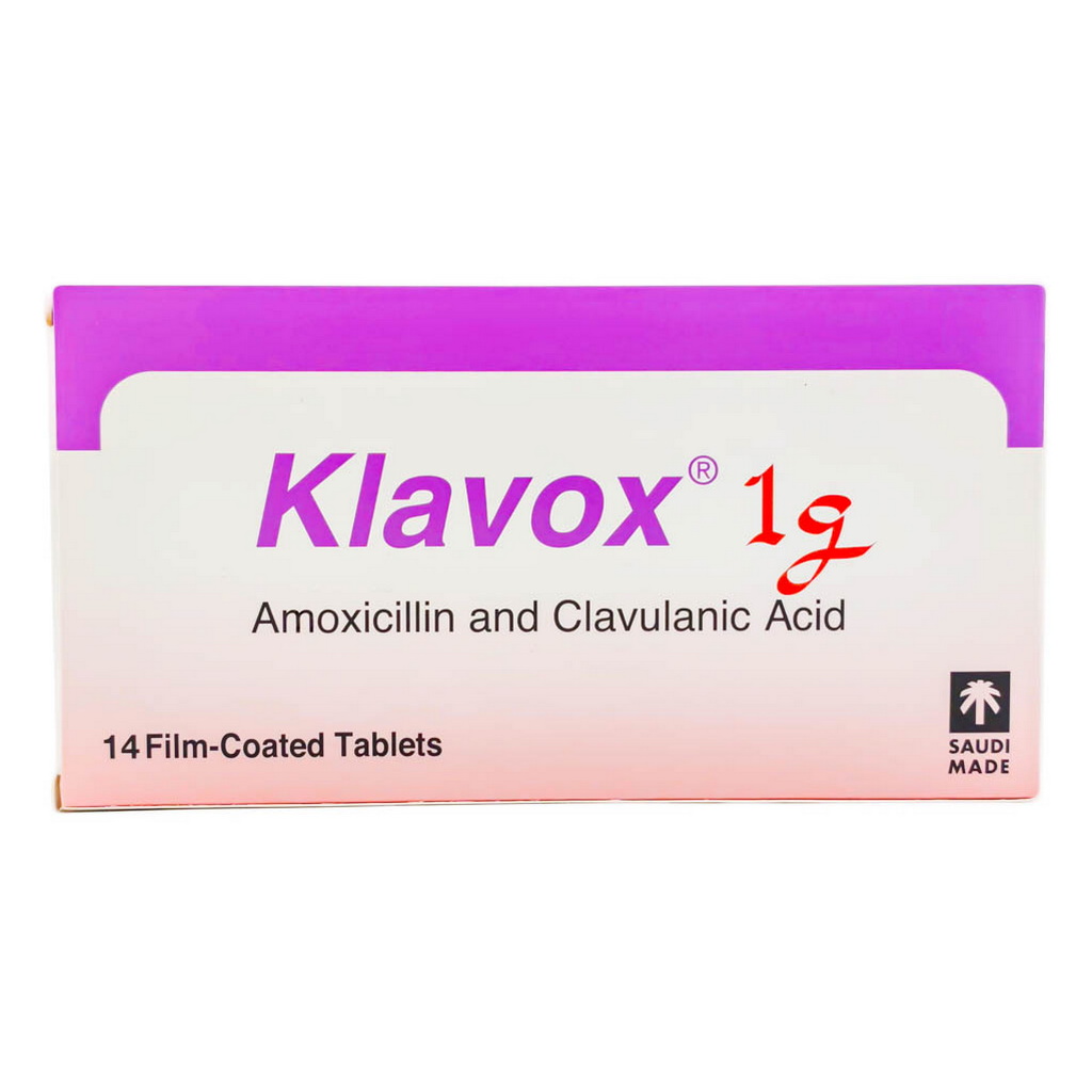 Klavox 1g Film Coated Tablets, Pack of 14’s