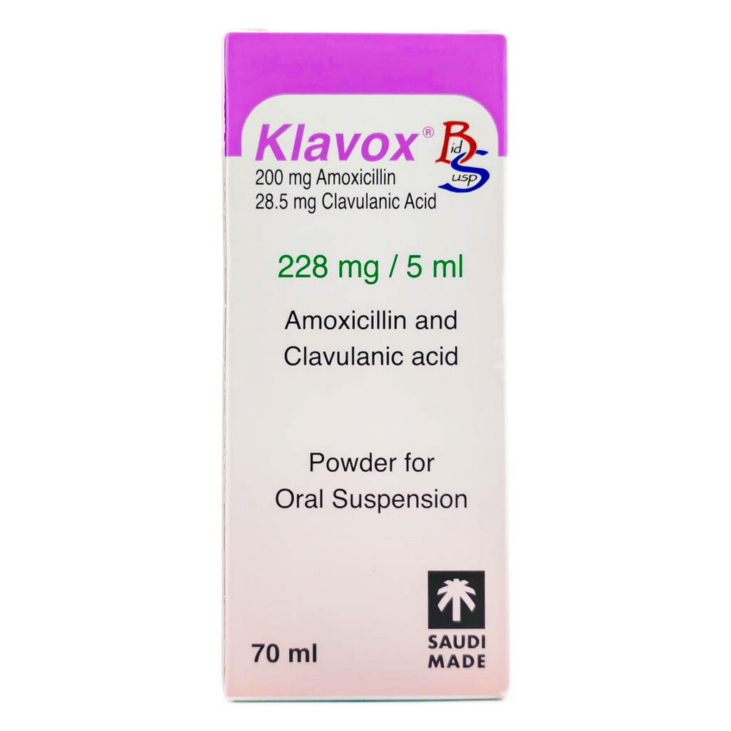 Klavox 228mg/5ml Powder For Oral Suspension 70ml
