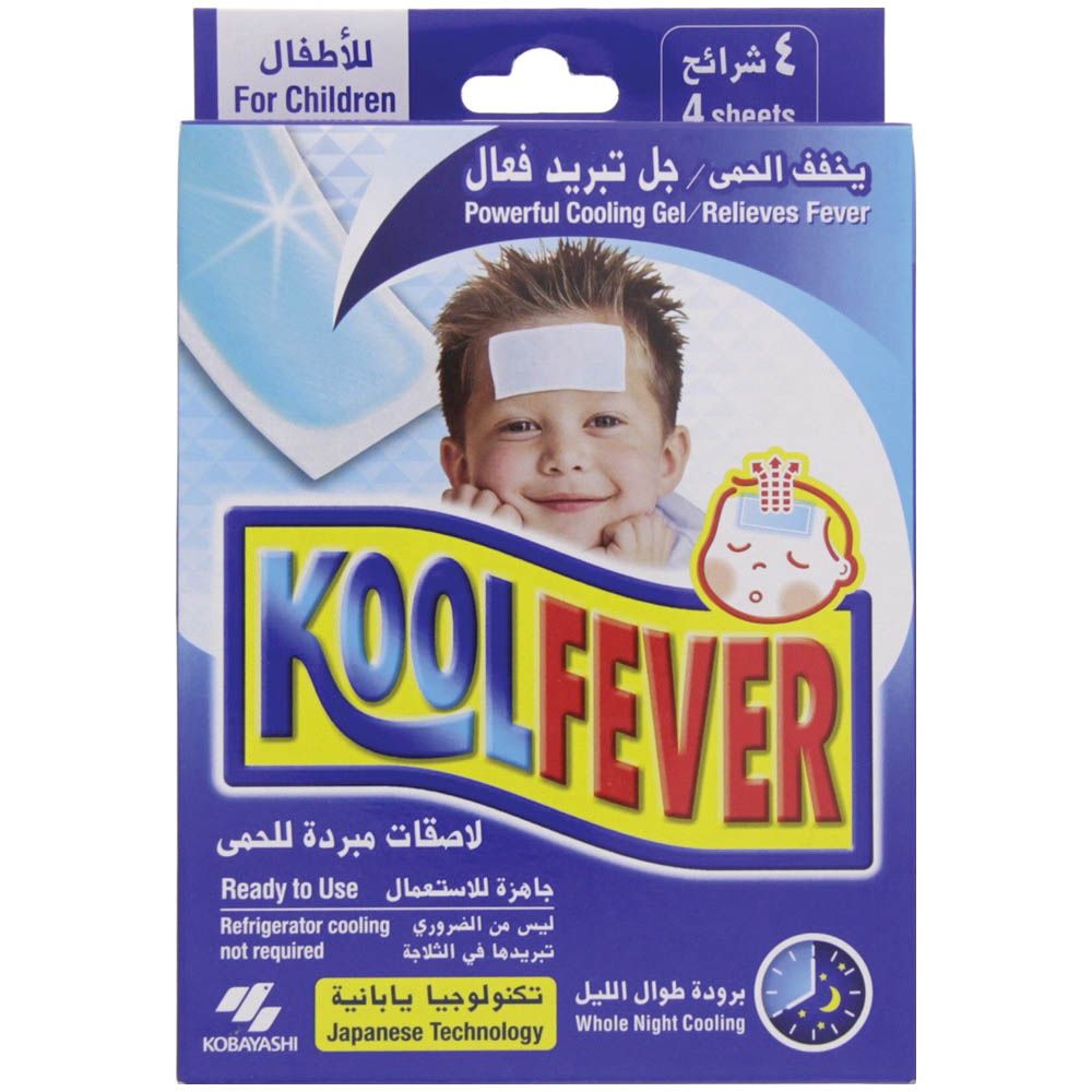 Kool Fever Child Cooling Gel 4's