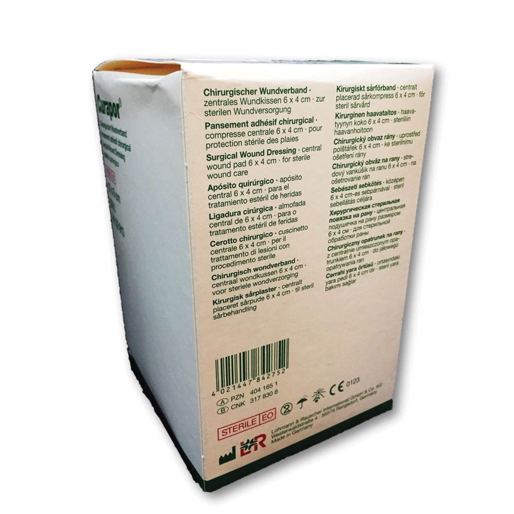 LR Curapor Surgical Wound Dressing 10 x 8 cm 50's