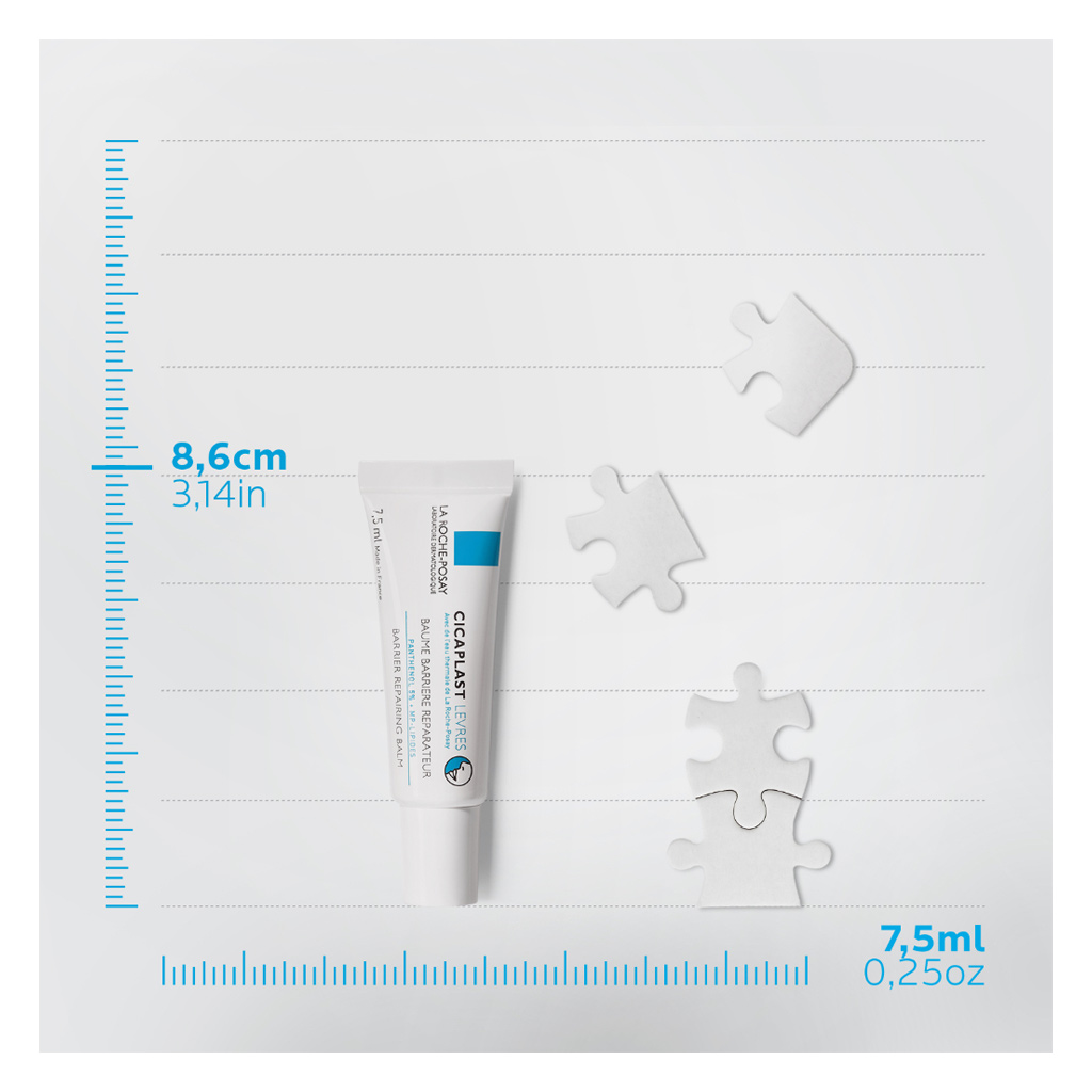 La Roche-Posay Cicaplast Levres Moisturiser Lip Balm For Dry & Chapped Lips 7.5ml