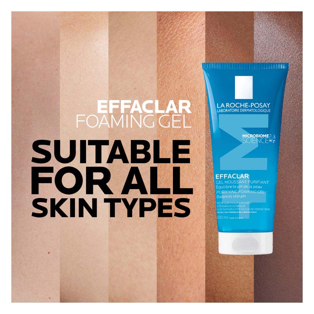 La Roche-Posay Effaclar Acne Foaming Cleansing Gel For Oily & Acne Prone Skin 200ml