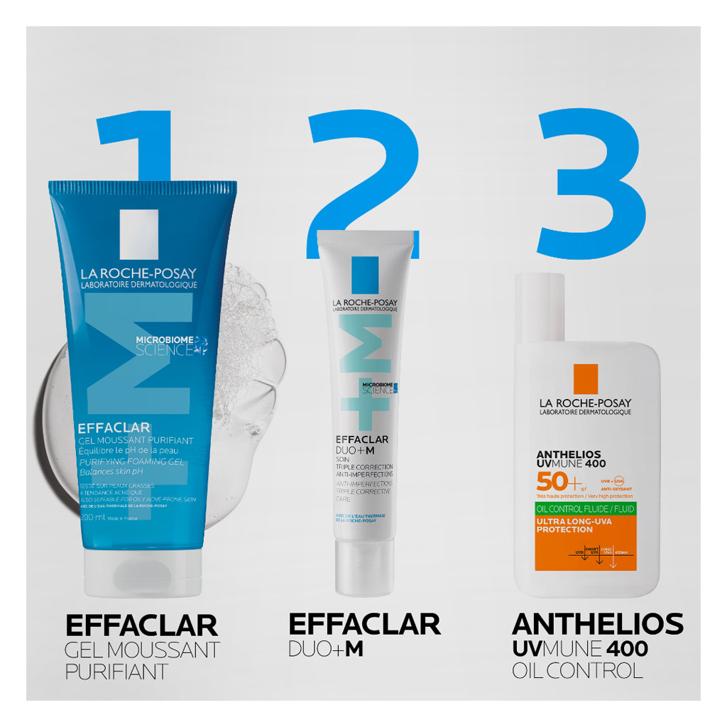 La Roche-Posay Effaclar Acne Foaming Cleansing Gel For Oily & Acne Prone Skin 200ml