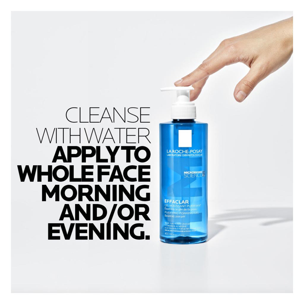 La Roche-Posay Effaclar Acne Foaming Cleansing Gel For Oily & Acne Prone Skin 400ml