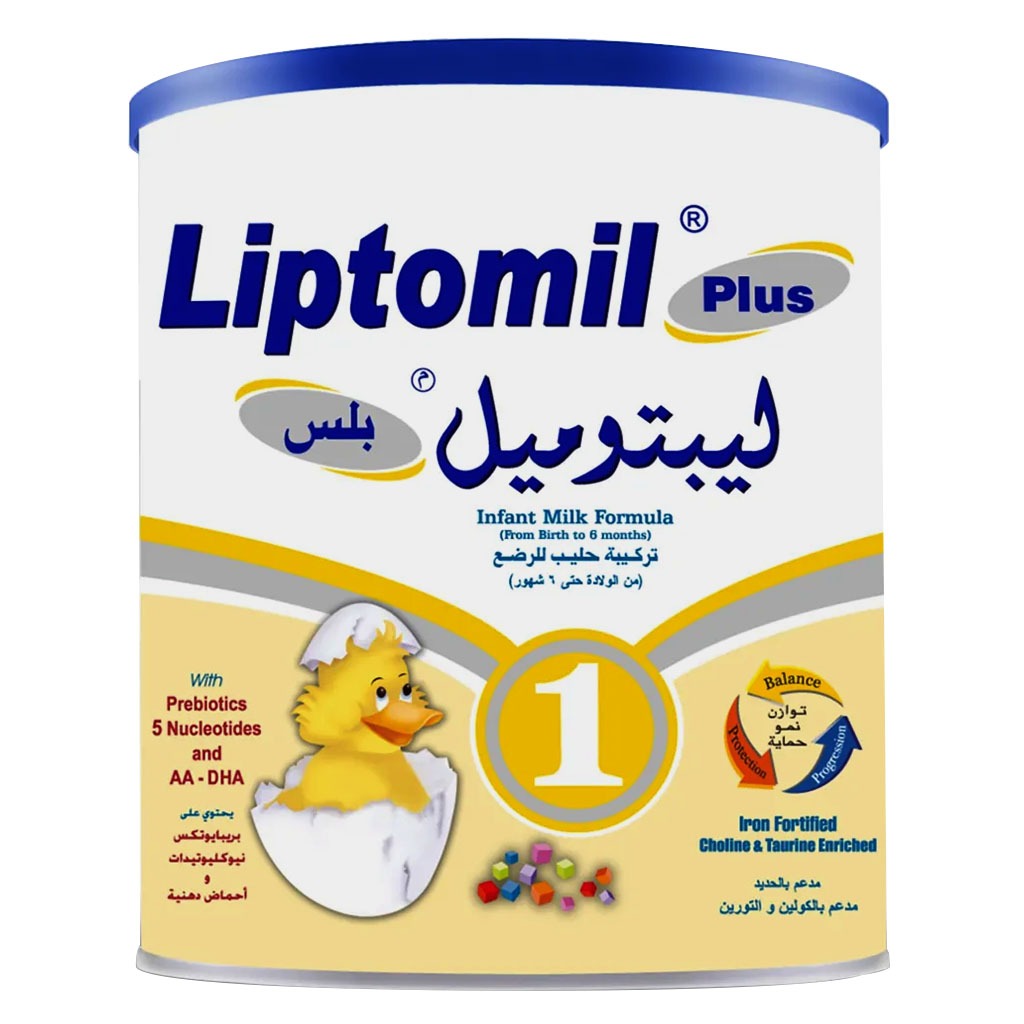 Liptomil Plus Stage 1 Baby Milk Formula For 0 To 6 Months 400g