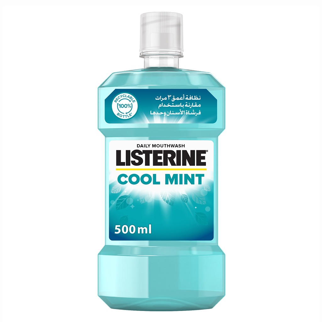 Listerine Cool Mint Mouthwash 500ml