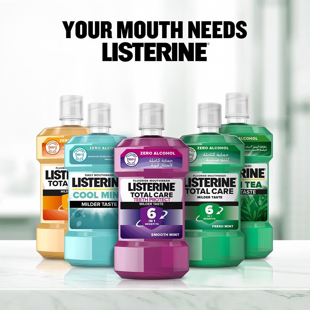 Listerine Fresh Burst Mouthwash 500ml