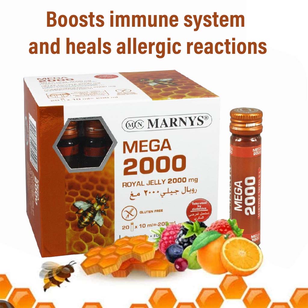 Marnys Mega 2000 Royal Jelly 10 mL Vials 20's