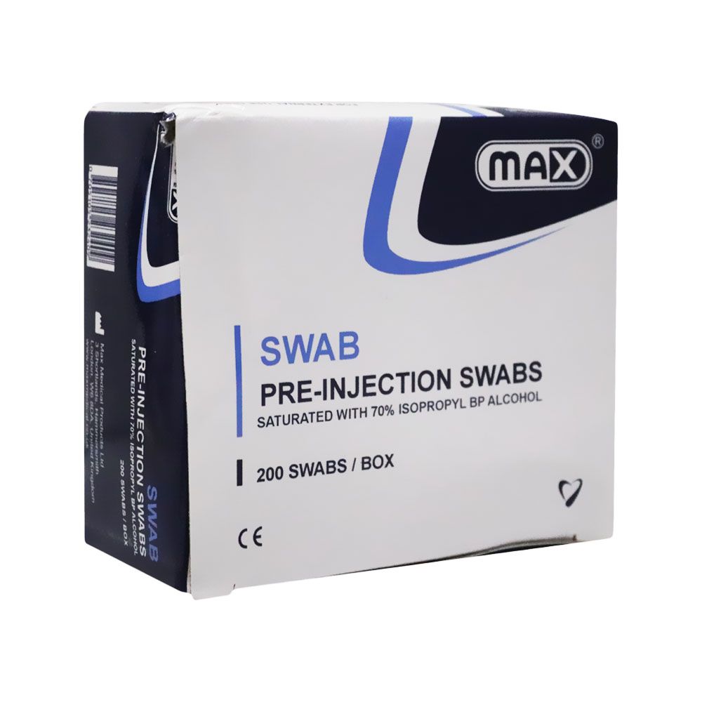 Max Alcohol Swab 200's
