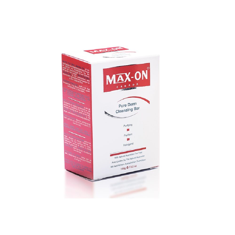 Max-On Pure Derm Cleansing Bar 4.06 oz, 120 g