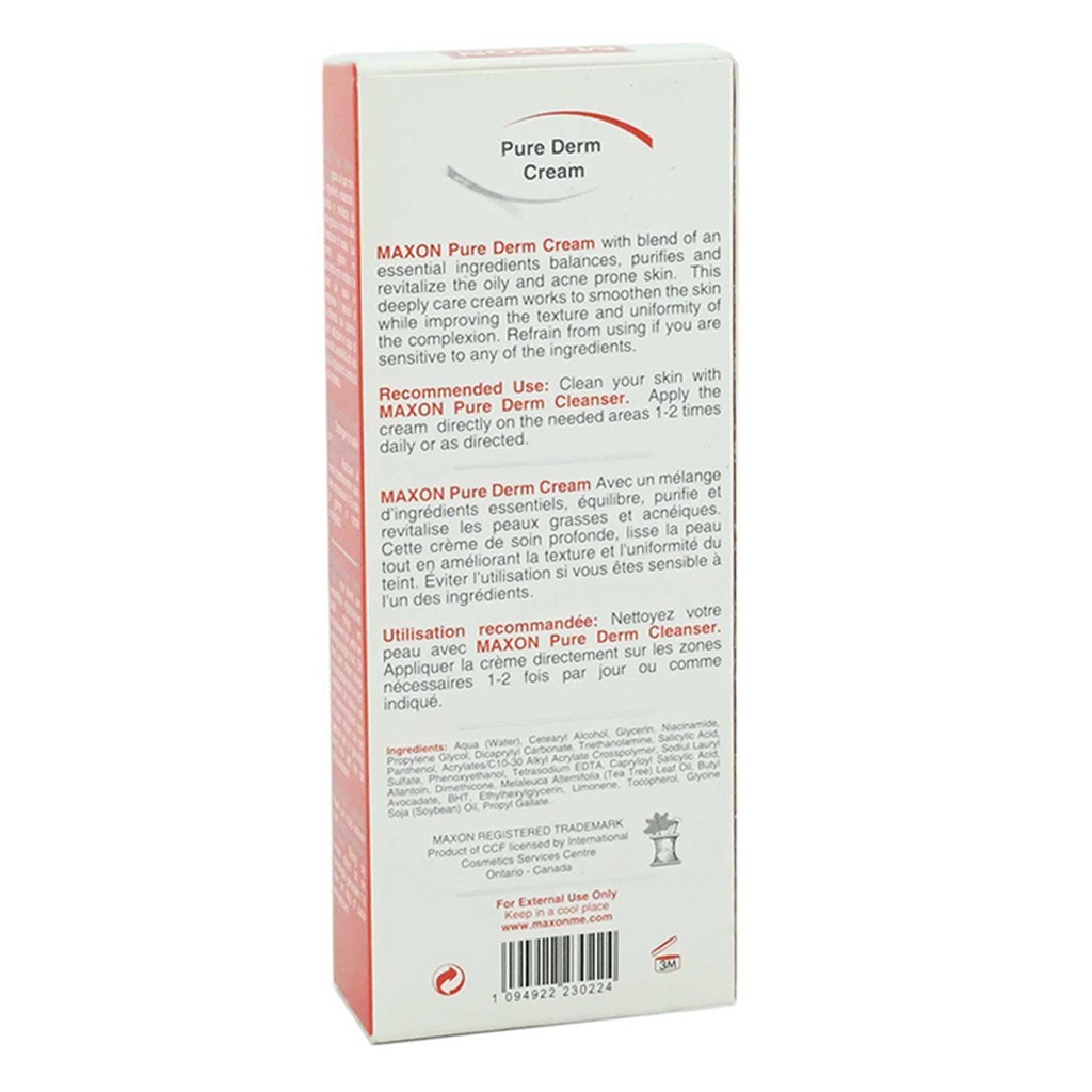 Maxon Pure Derm Cream 30 mL