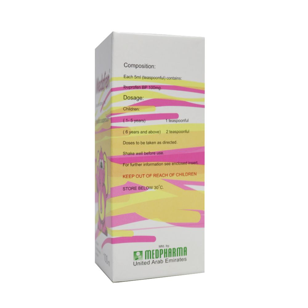 Medafen 100 mg/5 mL Paediatric suspension 100 mL  