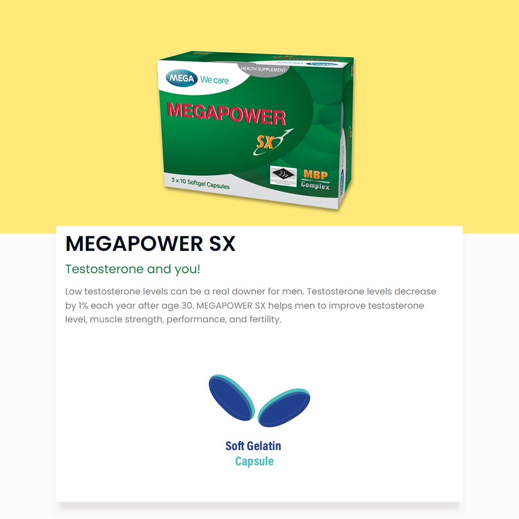 Megapower SX Softgel Capsules 30's