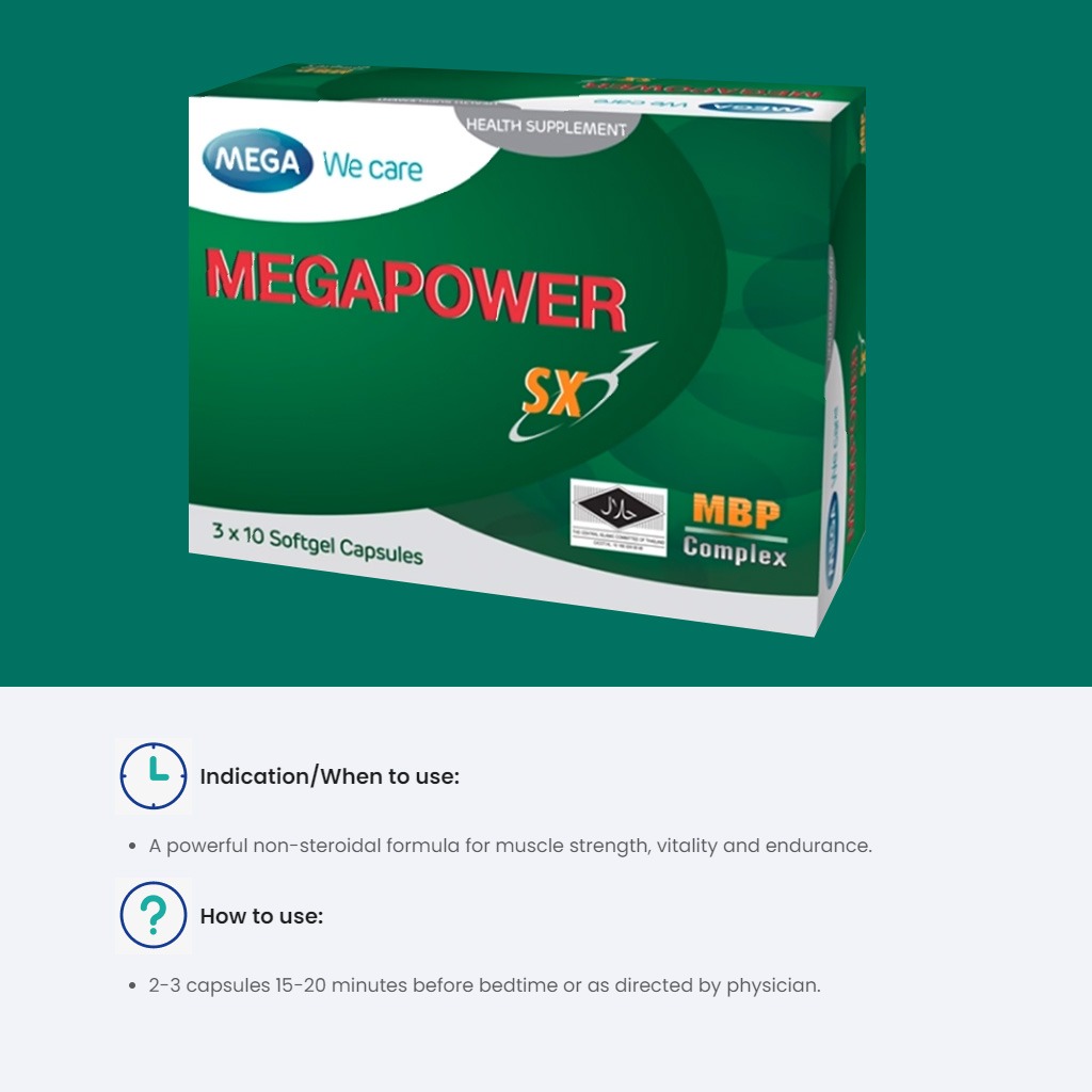 Megapower SX Softgel Capsules 30's