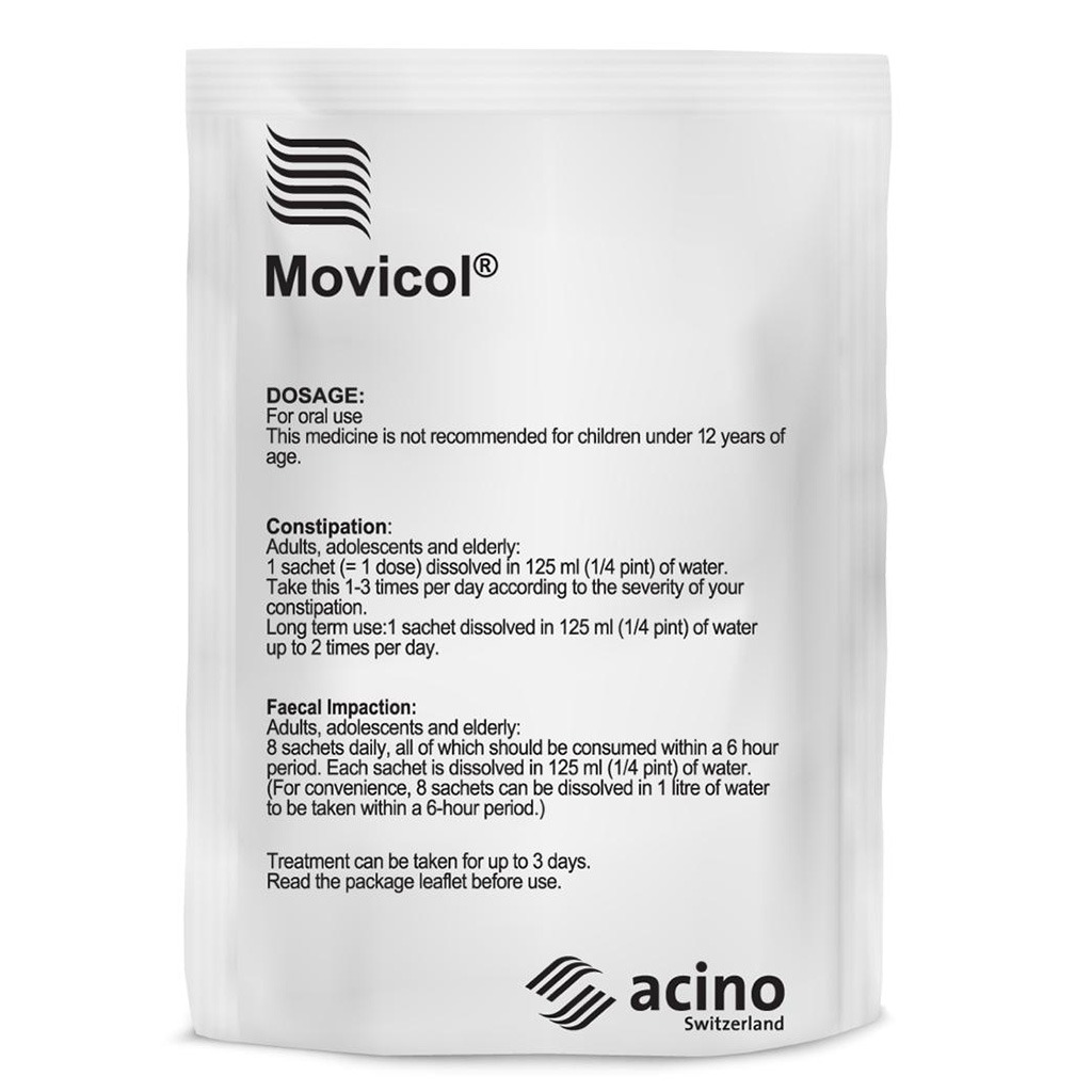 Movicol Adult Powder Sachets For Constipation Relief 13.8g, Pack of 20’s 