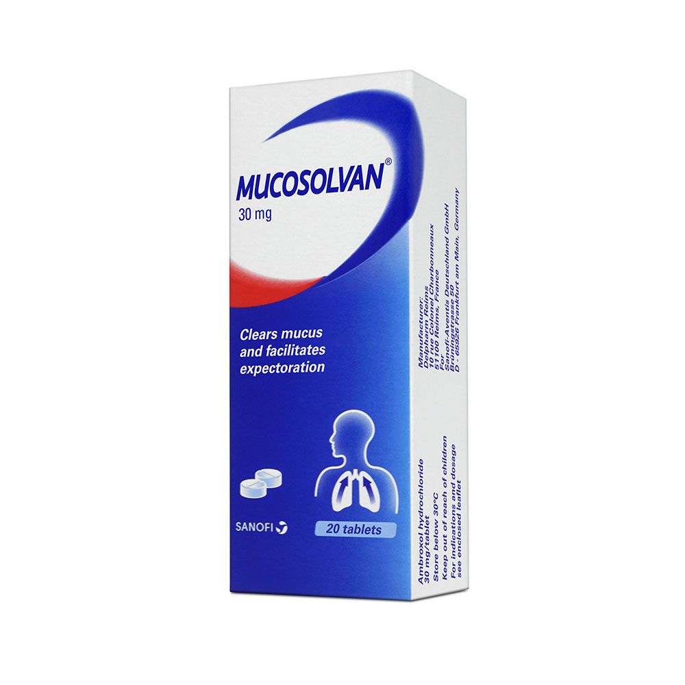 Mucosolvan 30 mg Tablets 20's